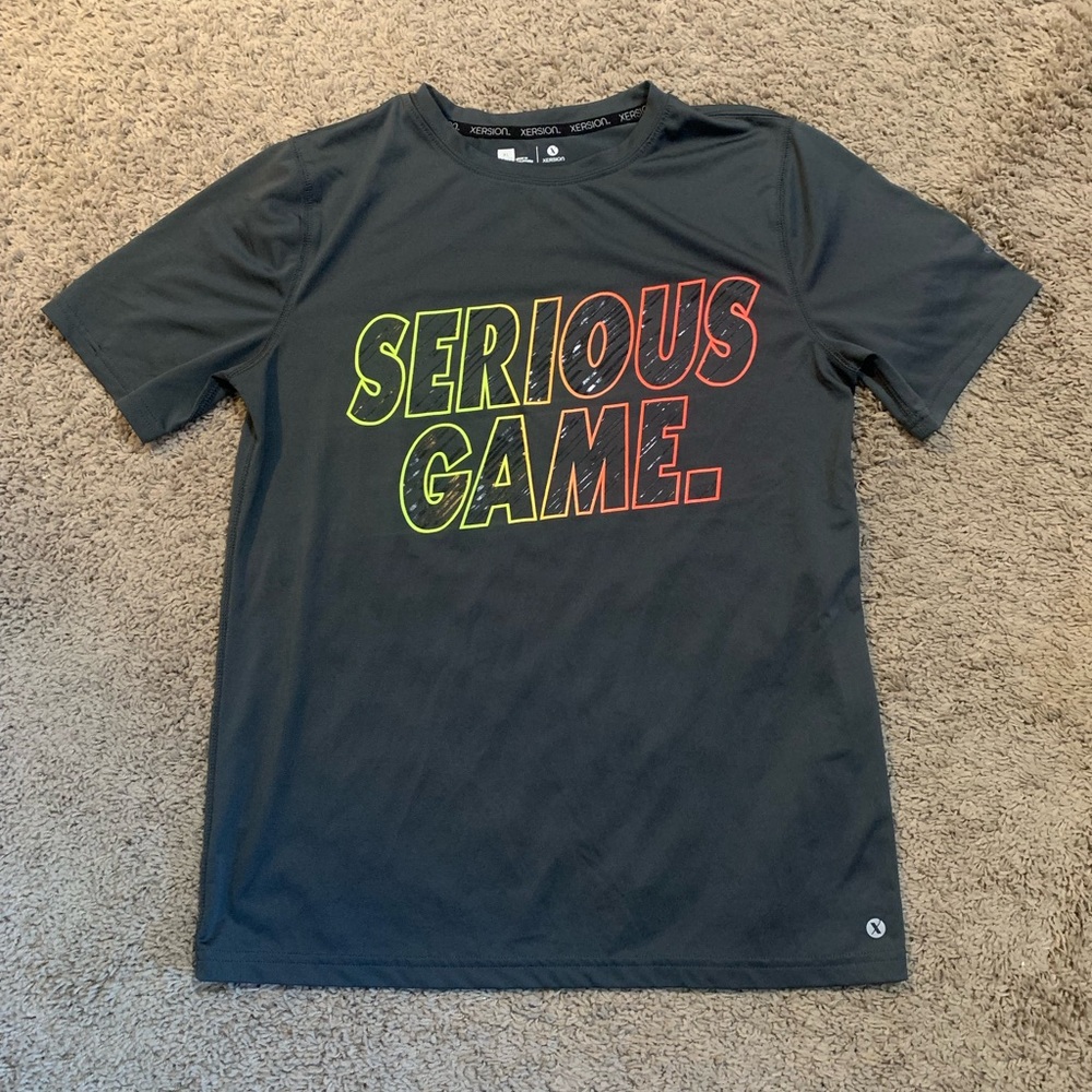 Boy’s Xersion Serious Game Athletic Shirt XL 18/20